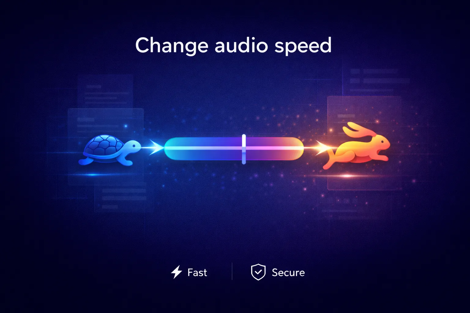 Change Audio Speed