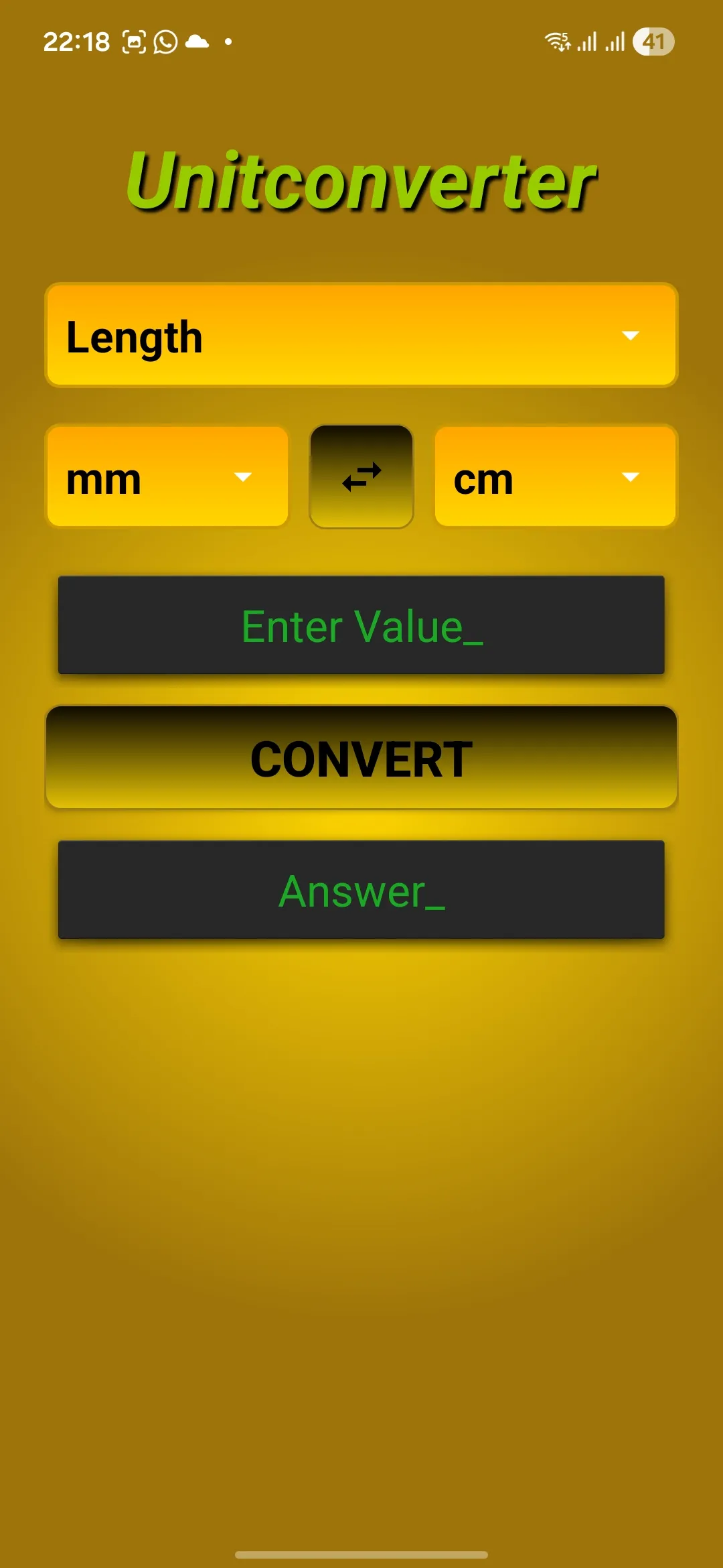 Golden Calc Screenshot 2